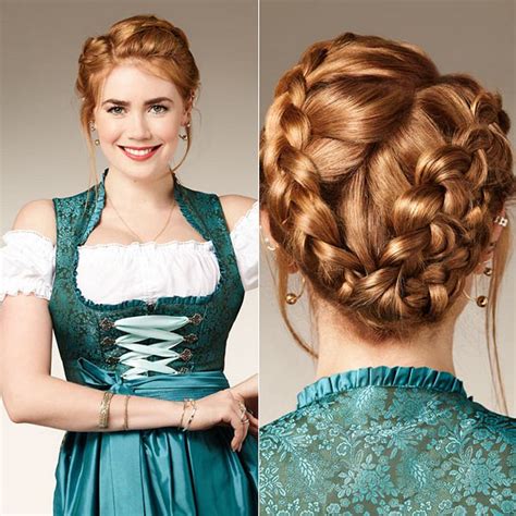 frisuren für dirndl kurze haare|dirndl oktoberfest frisuren.